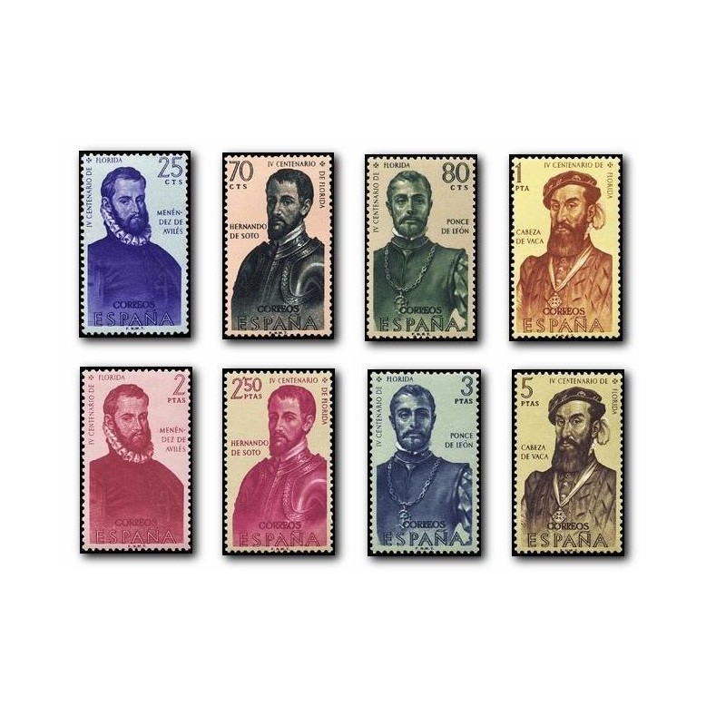 1960 España. Forjadores de América. (Edif.1298/305) **
