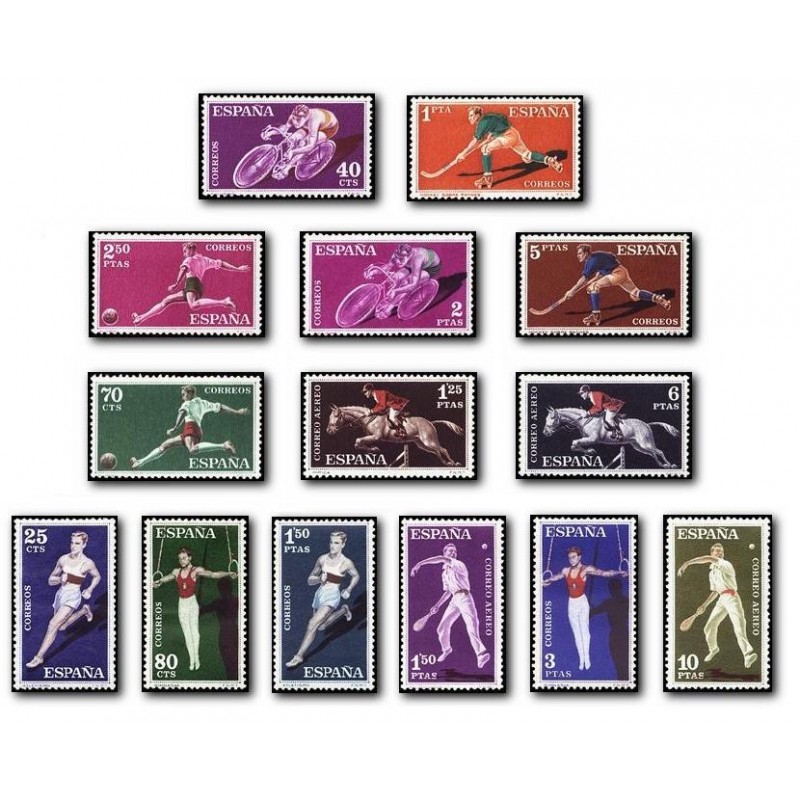 1960 España. Deportes. (Edif.1306/19) **