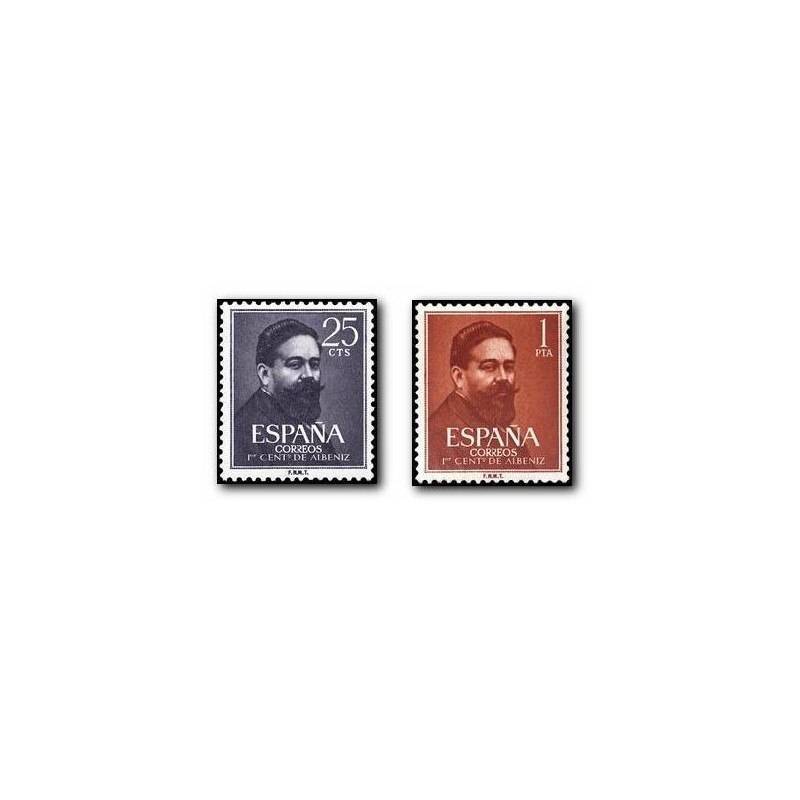 1960 España. Isaac Albeniz. (Edif.1320/21) **