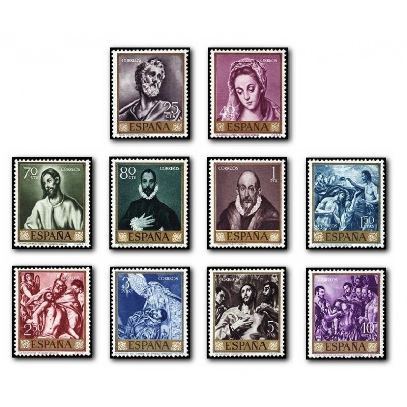 1961 España. Domenico Theotocopoulos "El Greco". (Edif.1330/39) **