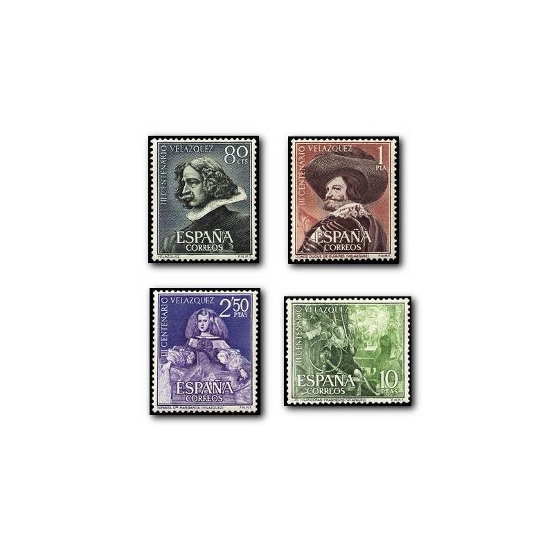 1961 España. III Centenario de la Muerte de Velazquez. (Edif.1340/43) **