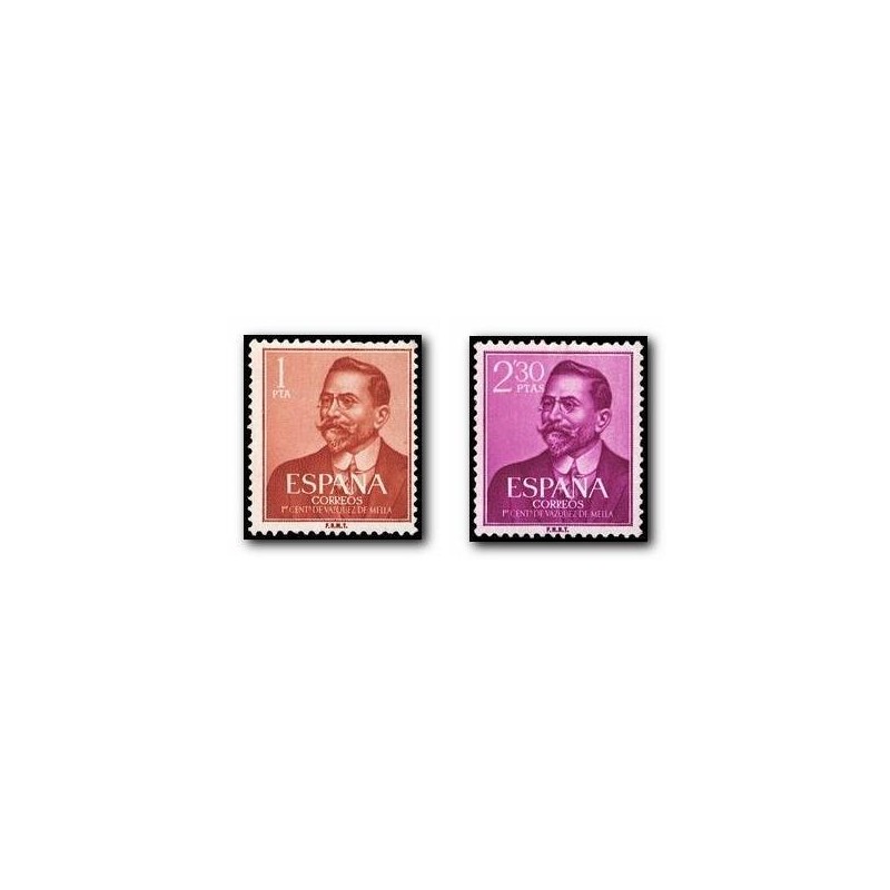 1961 España. Juan Vázquez de Mella. (Edif.1351/52) **