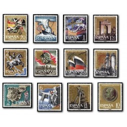1961 España. XXV Aniv. del Alzamiento Nacional. (Edif.1353/64) **