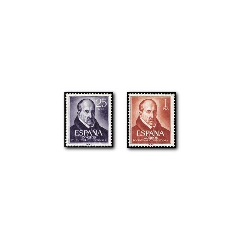 1961 España. Luis de Góngora y Argote. (Edif.1369/70) **