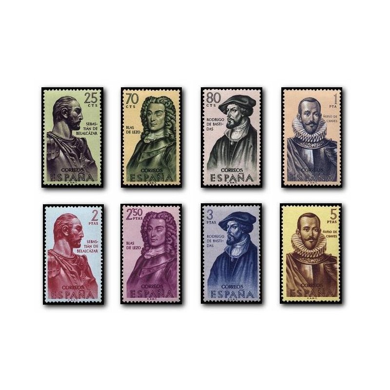 1961 España. Forjadores de América. (Edif.1374/81) **