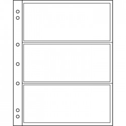 Hojas para billetes Leuchtturm NUMIS 3C transparentes (10 unds.)