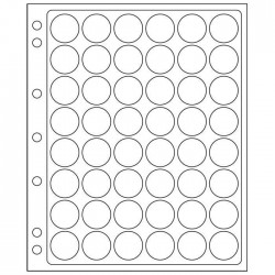 Hojas GRANDE ENCAP para monedas en cápsulas de 22/23 mm, (2 unds.)