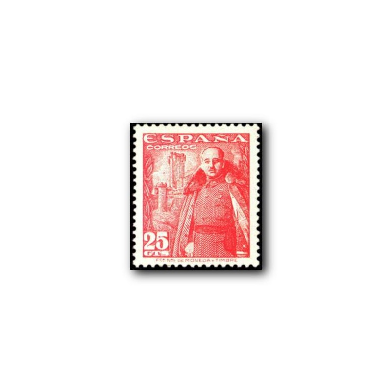 1948 Sellos de España (1024/32). General Franco y Castillo de la Mota