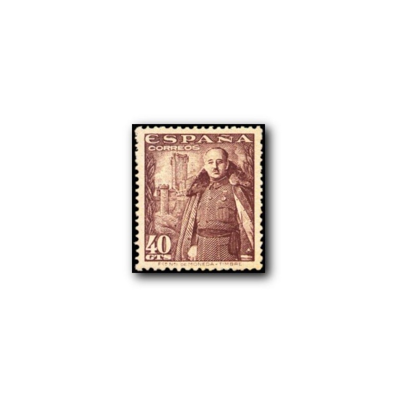 1948 Sellos de España (1026). General Franco y Castillo de la Mota