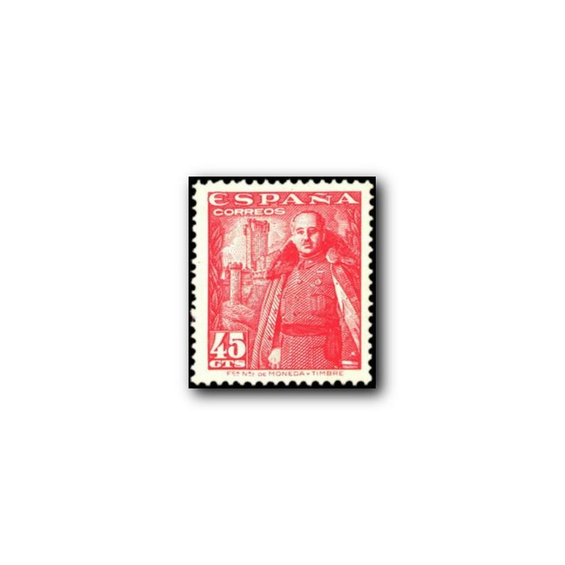 1948 Sellos de España (1027). General Franco y Castillo de la Mota