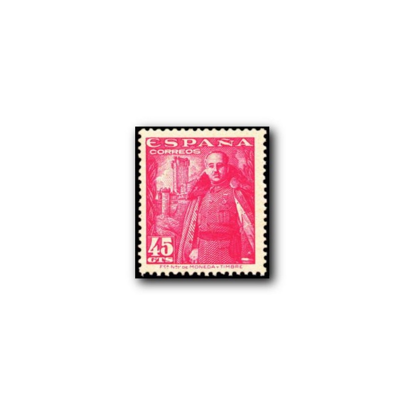 1948 Sellos de España (1028). General Franco y Castillo de la Mota
