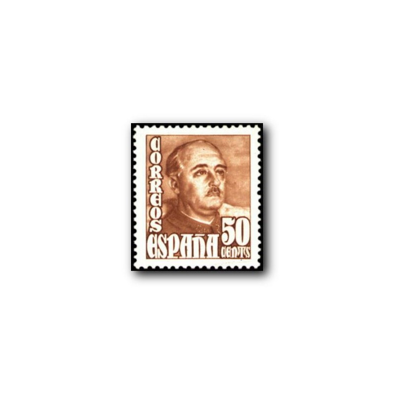 1948 Sellos de España (1020General Franco.