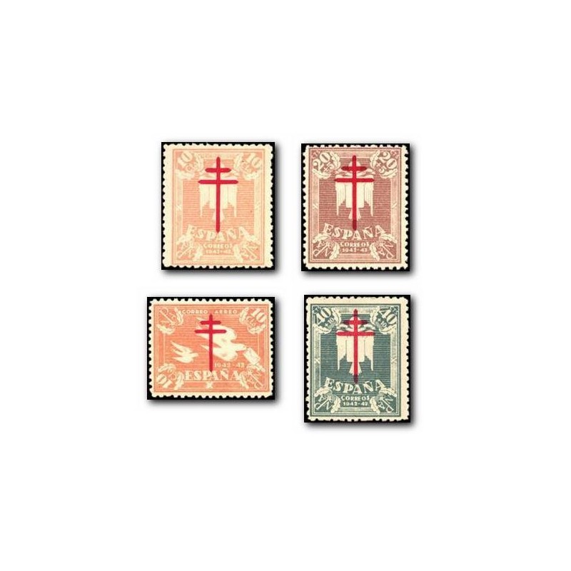 1942 España. Pro Tuberculosis. Edif.957/60 **